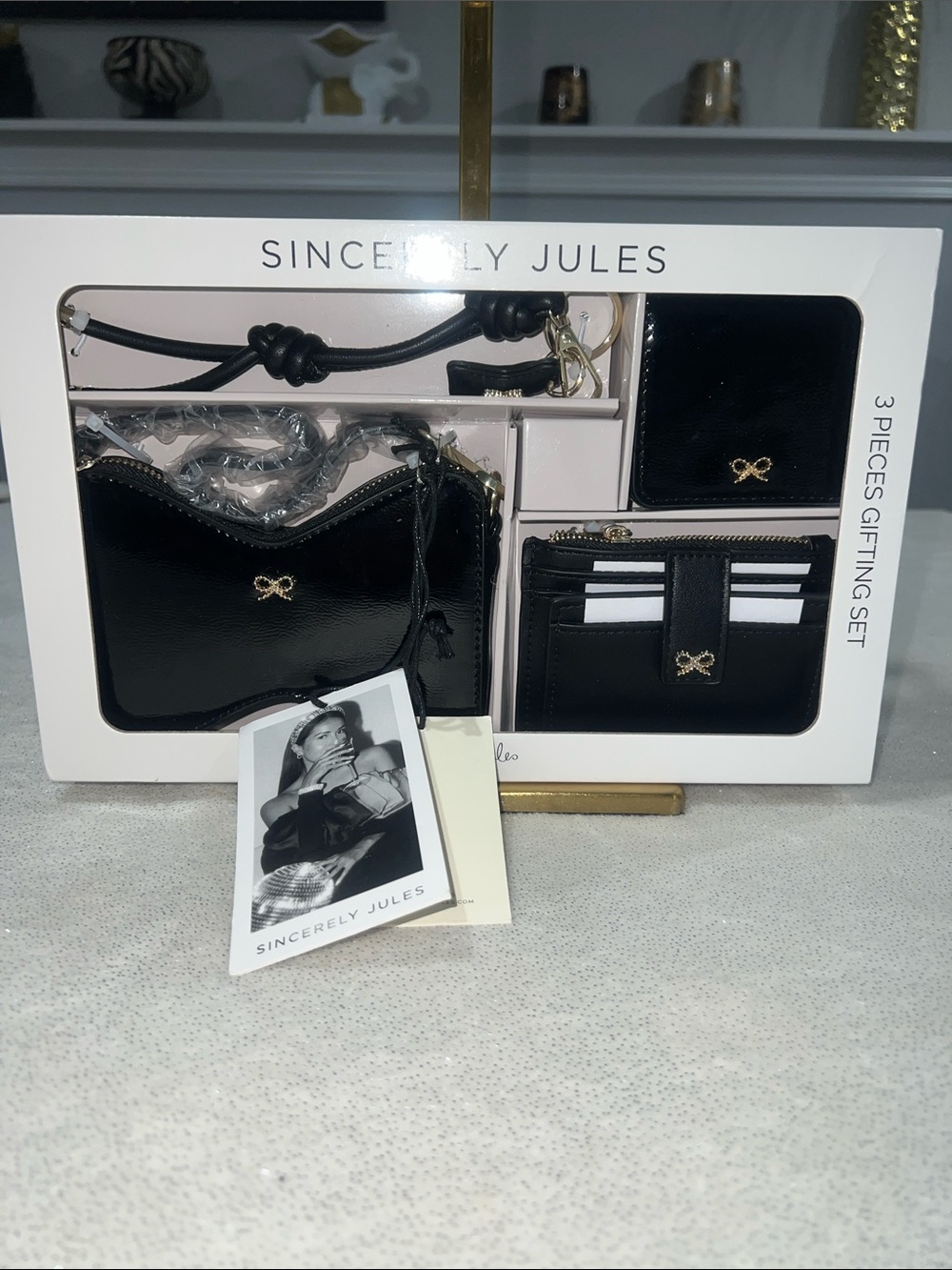 Sincerely Jules Black Gifting Set - new in box